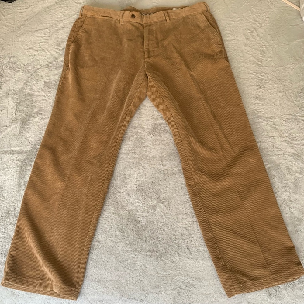 Peter Millar Corduroy Brown Pants Golf Sport Mens Sz 40 Nandluxe